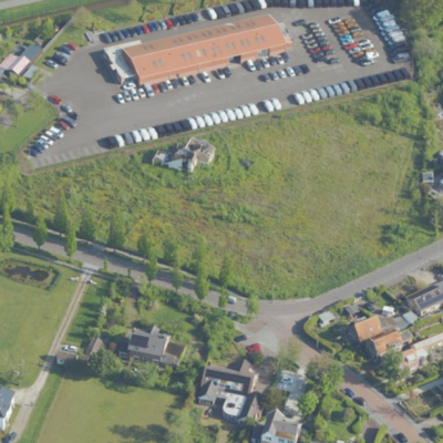 Luchtfoto van Oosterland Molenweg 56 en omgeving